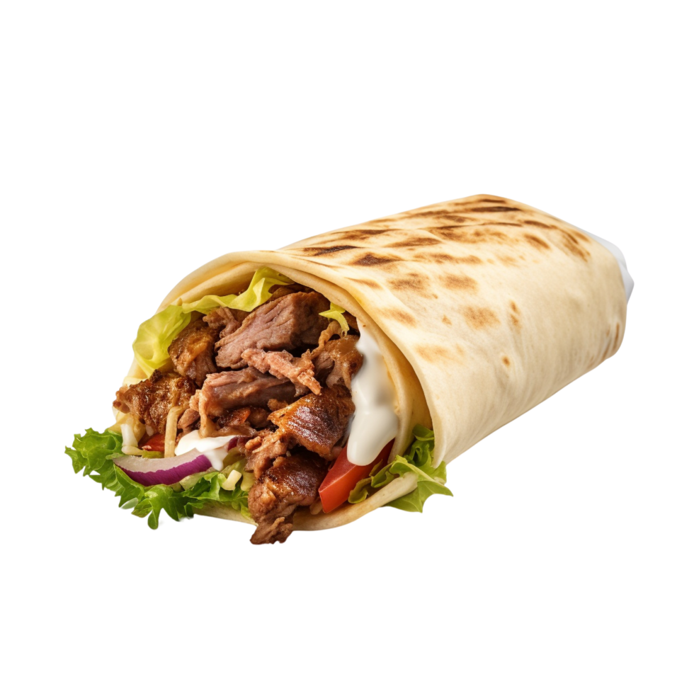 AI generated Shawarma clip art png
