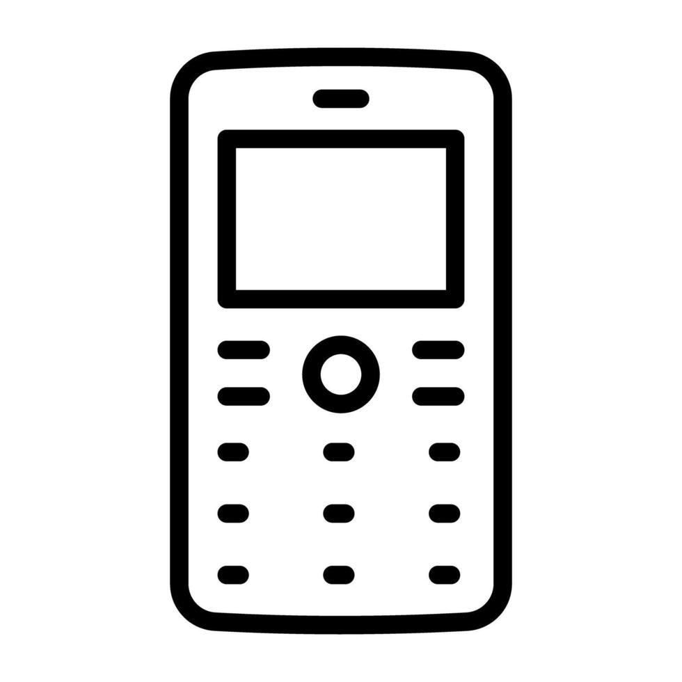 Modern style vector of mobile phone