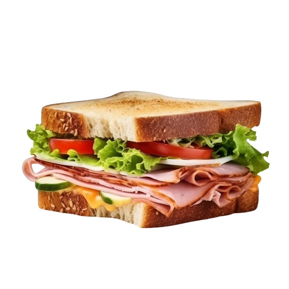 AI generated Sandwich clip art png