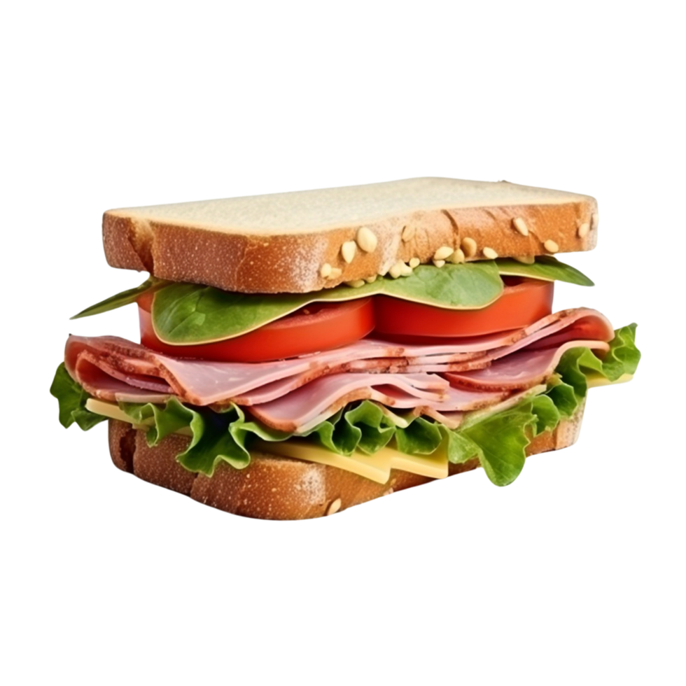 AI generated Sandwich clip art png