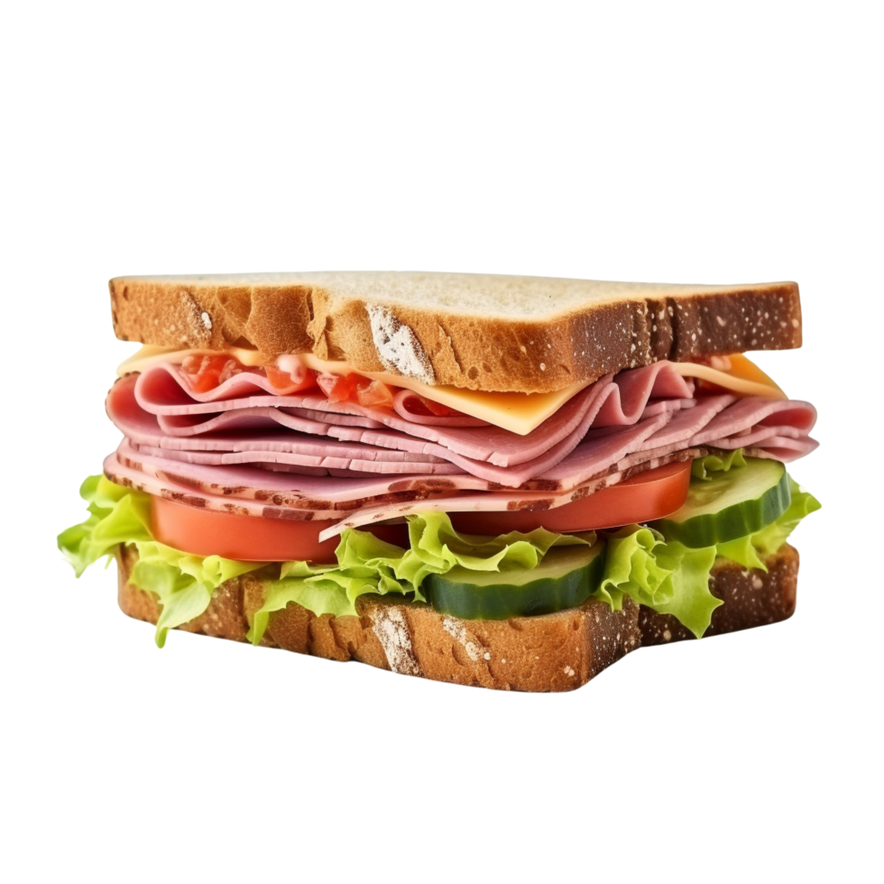 AI generated Sandwich clip art png
