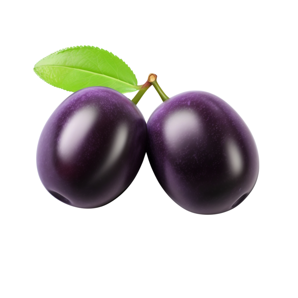 AI generated Plum clip art png