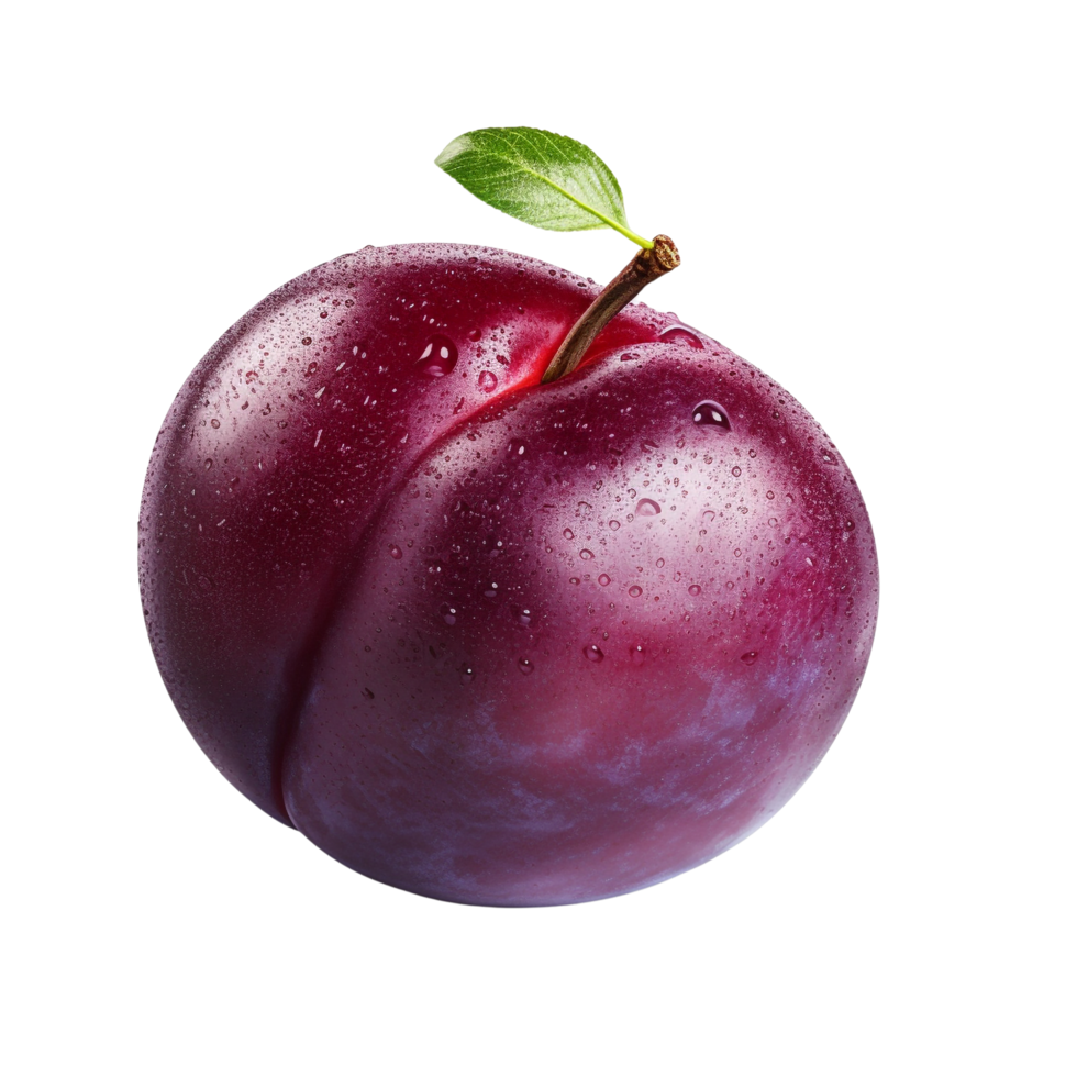 AI generated Plum clip art png