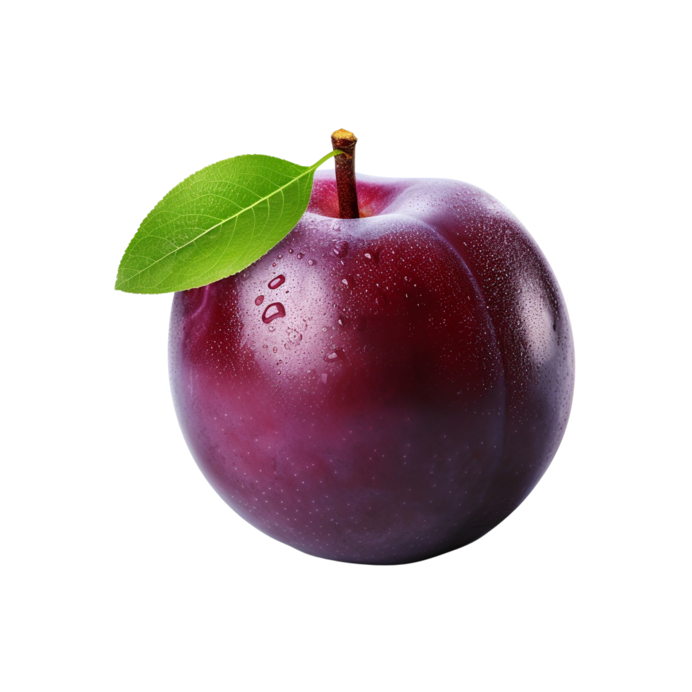 AI generated Plum clip art png