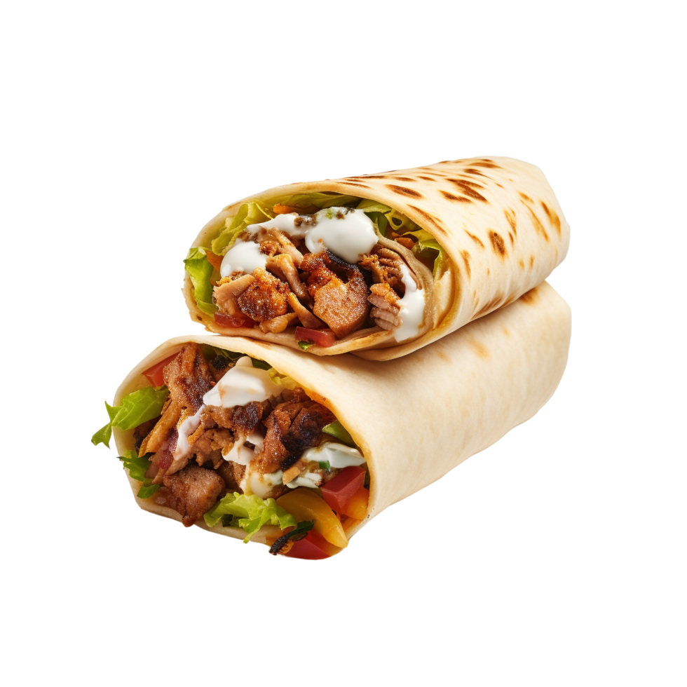 AI generated Shawarma clip art png