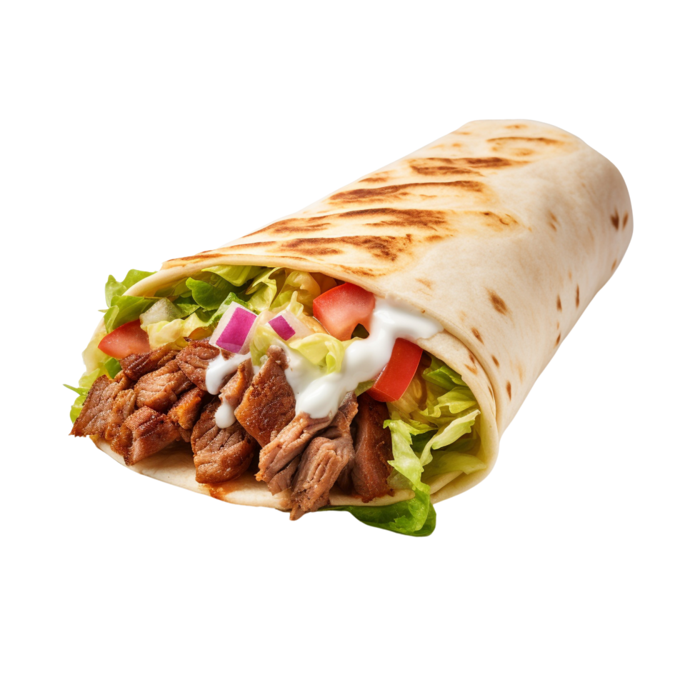 AI generated Shawarma clip art png