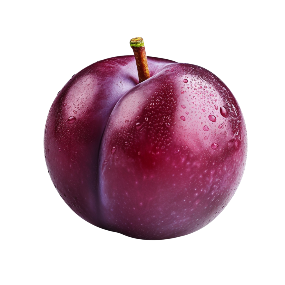 AI generated Plum clip art png