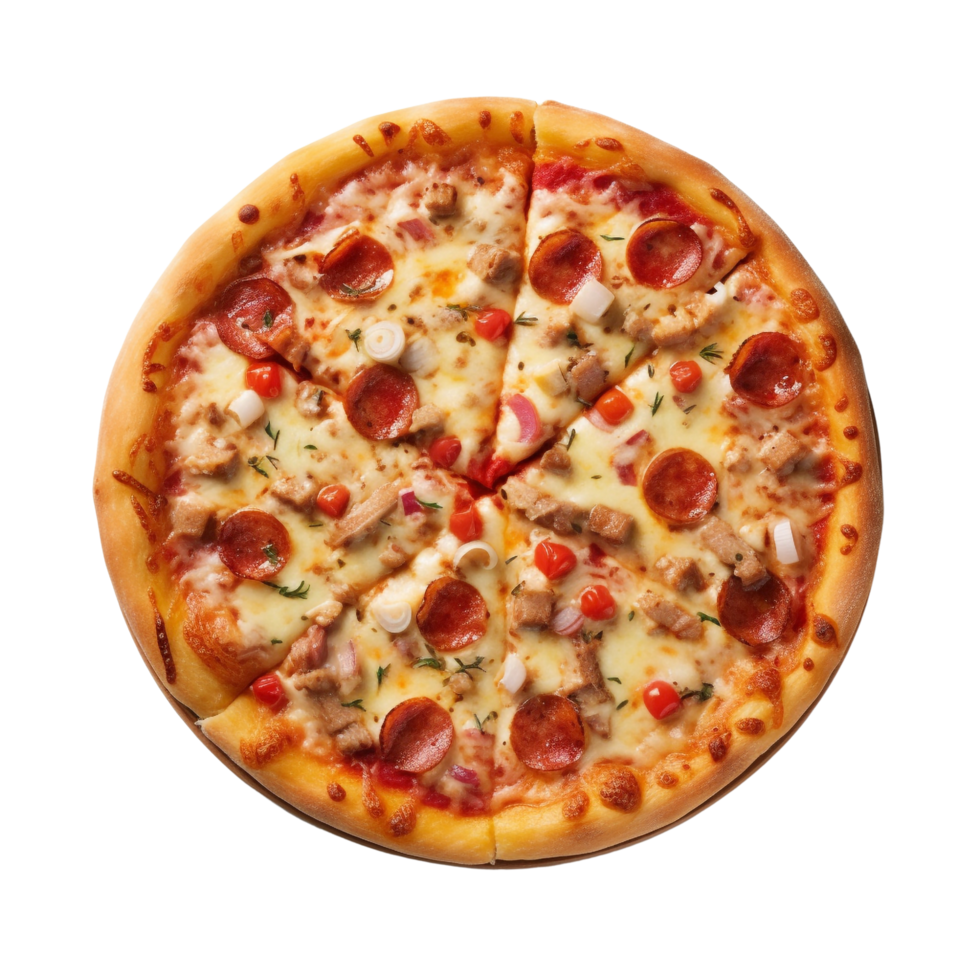 ai genererad pizza klämma konst png