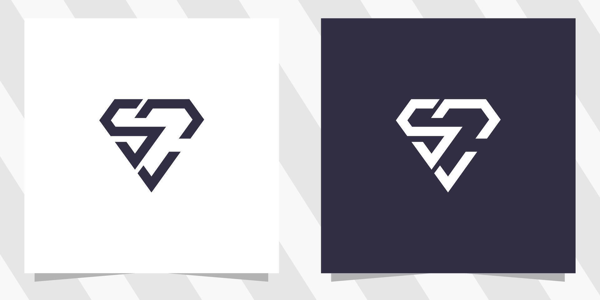letter sc cs logo design vector