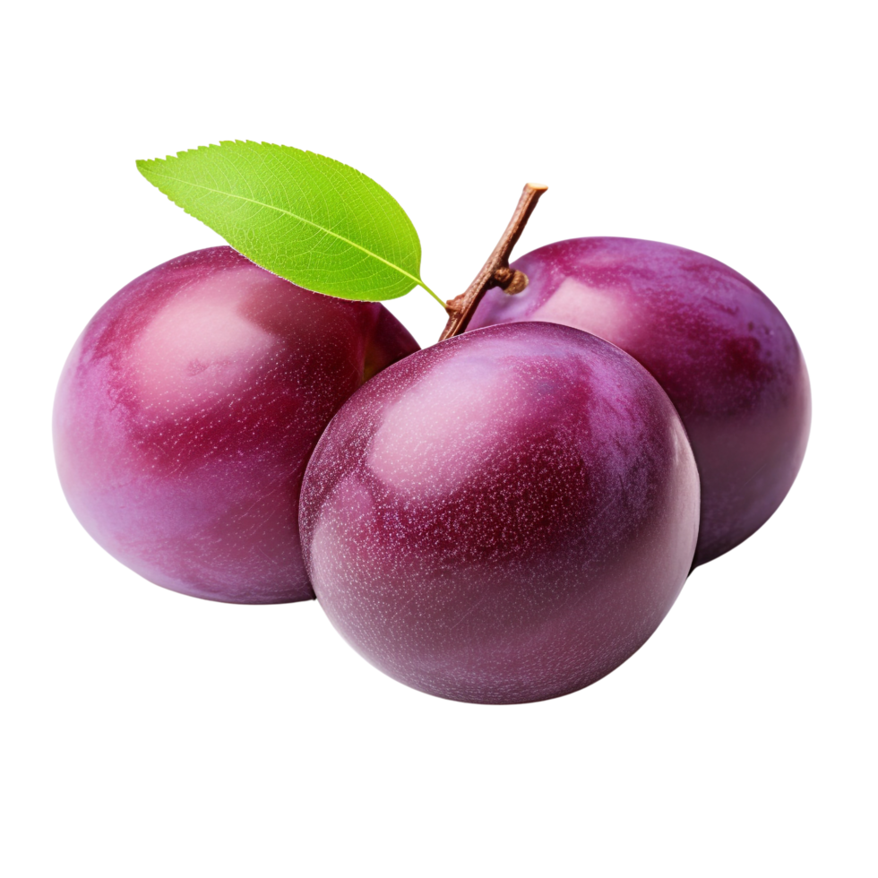 AI generated Plum clip art png