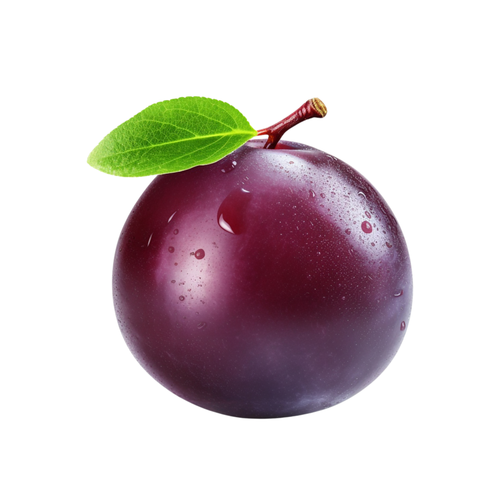 AI generated Plum clip art png