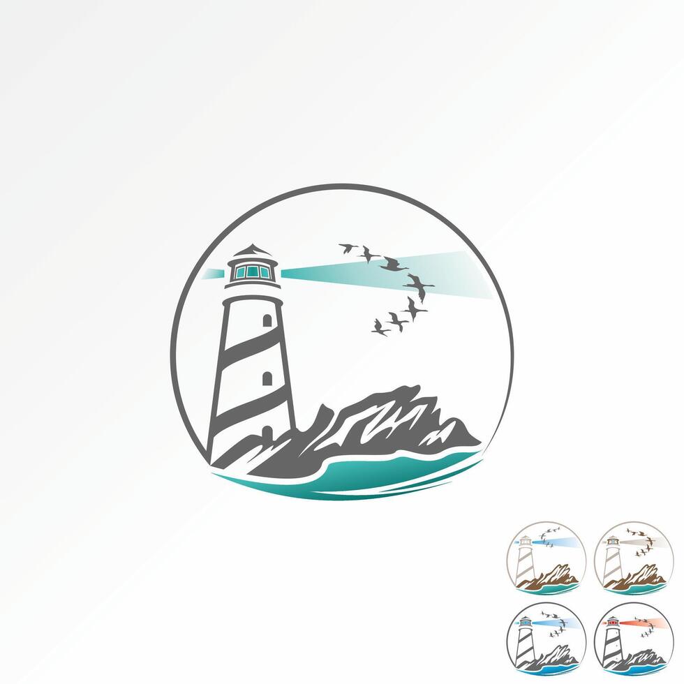 logo diseño gráfico concepto creativo prima resumen firmar icono vector valores hogar edificio ligero casa rayos y aves relacionado ola playa isla marinero