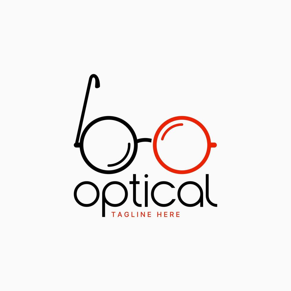 Logo design graphic concept creative art premium vector stock themes abstract image eyeglasses spectacles vision. Relate to optical eyewear view see