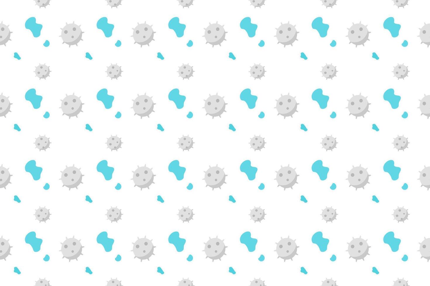 set of object and flower vector arrange as seamless pattern background