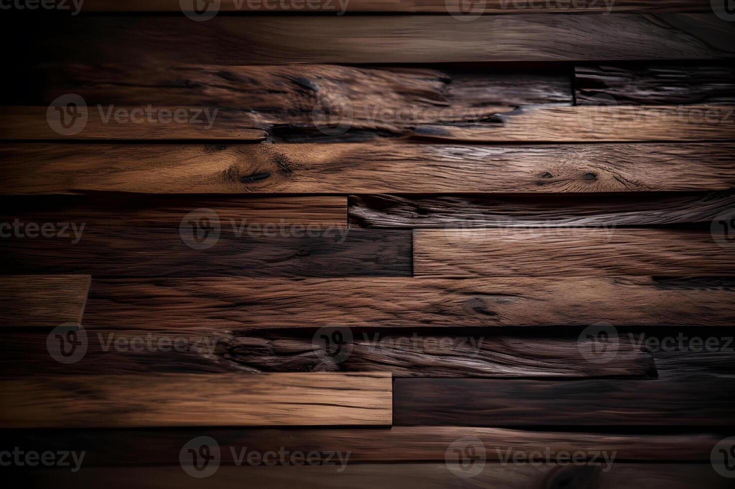AI generated Elegant and Modern Dark Wood Background Design. created with Generative AI photo
