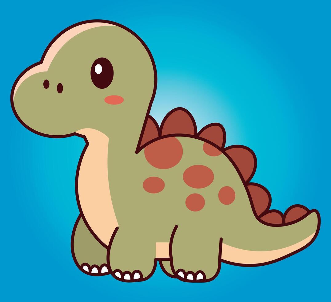 Cute dinosaur illustration, pattern, vector, for backgrounds, children's fabric textures vector