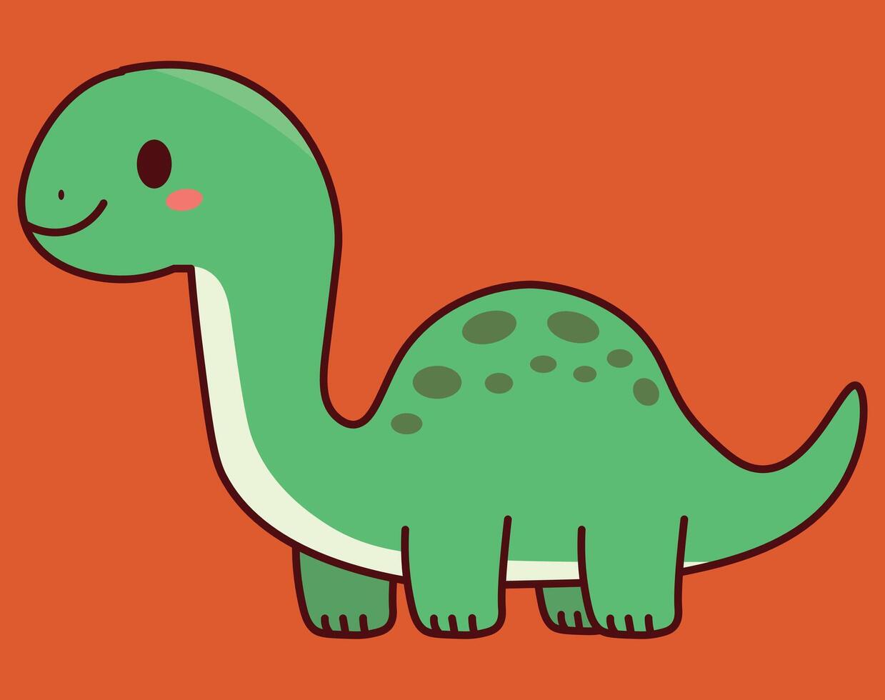Cute dinosaur illustration, pattern, vector, for backgrounds, children's fabric textures vector