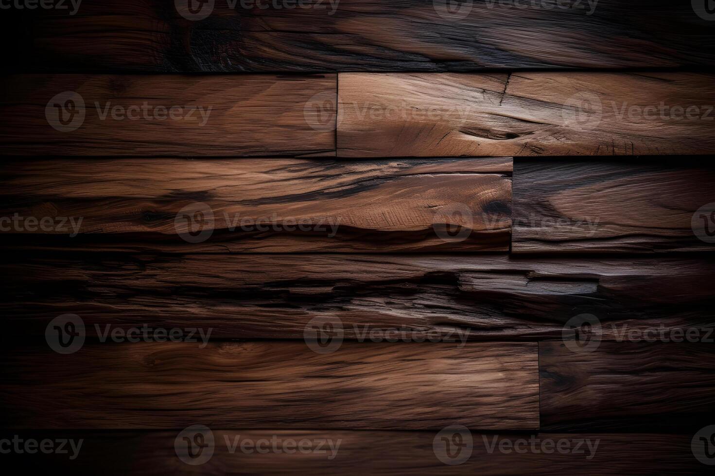 AI generated Elegant and Modern Dark Wood Background Design. created with Generative AI photo