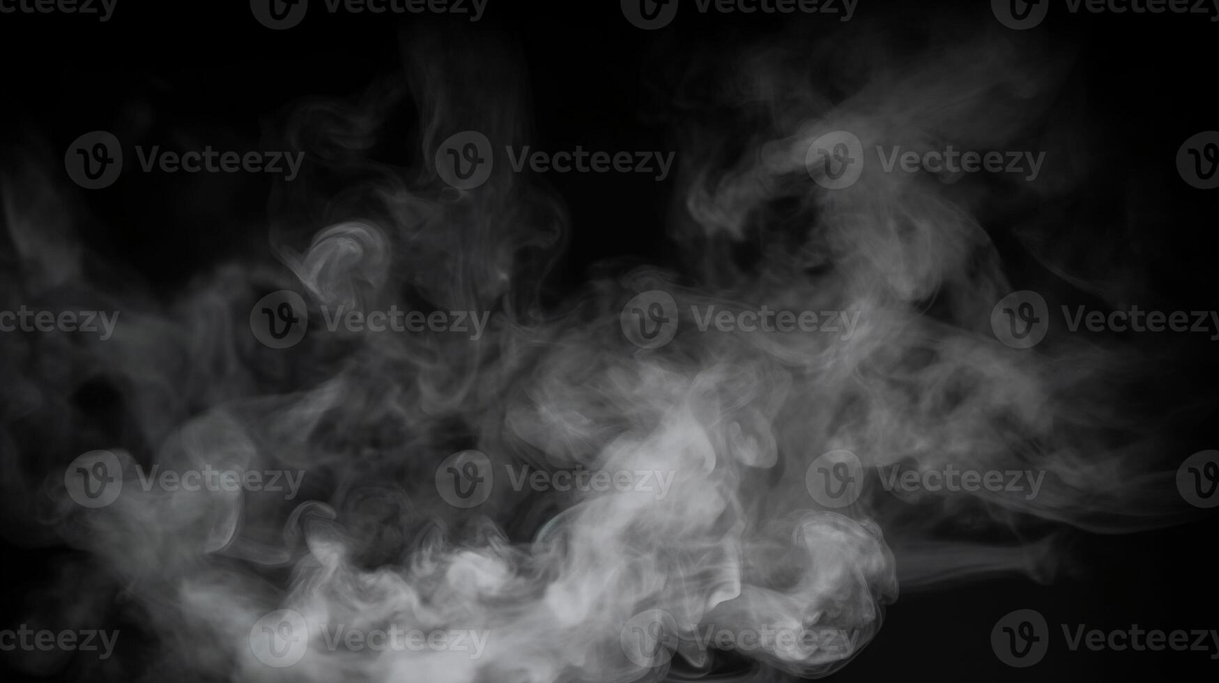 ai generado resumen fumar y niebla en negro antecedentes. creado con generativo ai foto