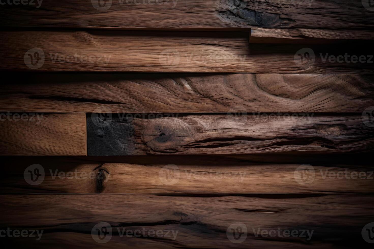 AI generated Elegant and Modern Dark Wood Background Design. created with Generative AI photo