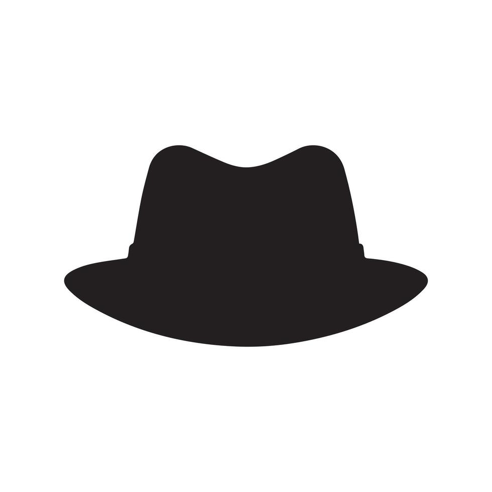 Cowboy hat icon man . black vector old collection design.