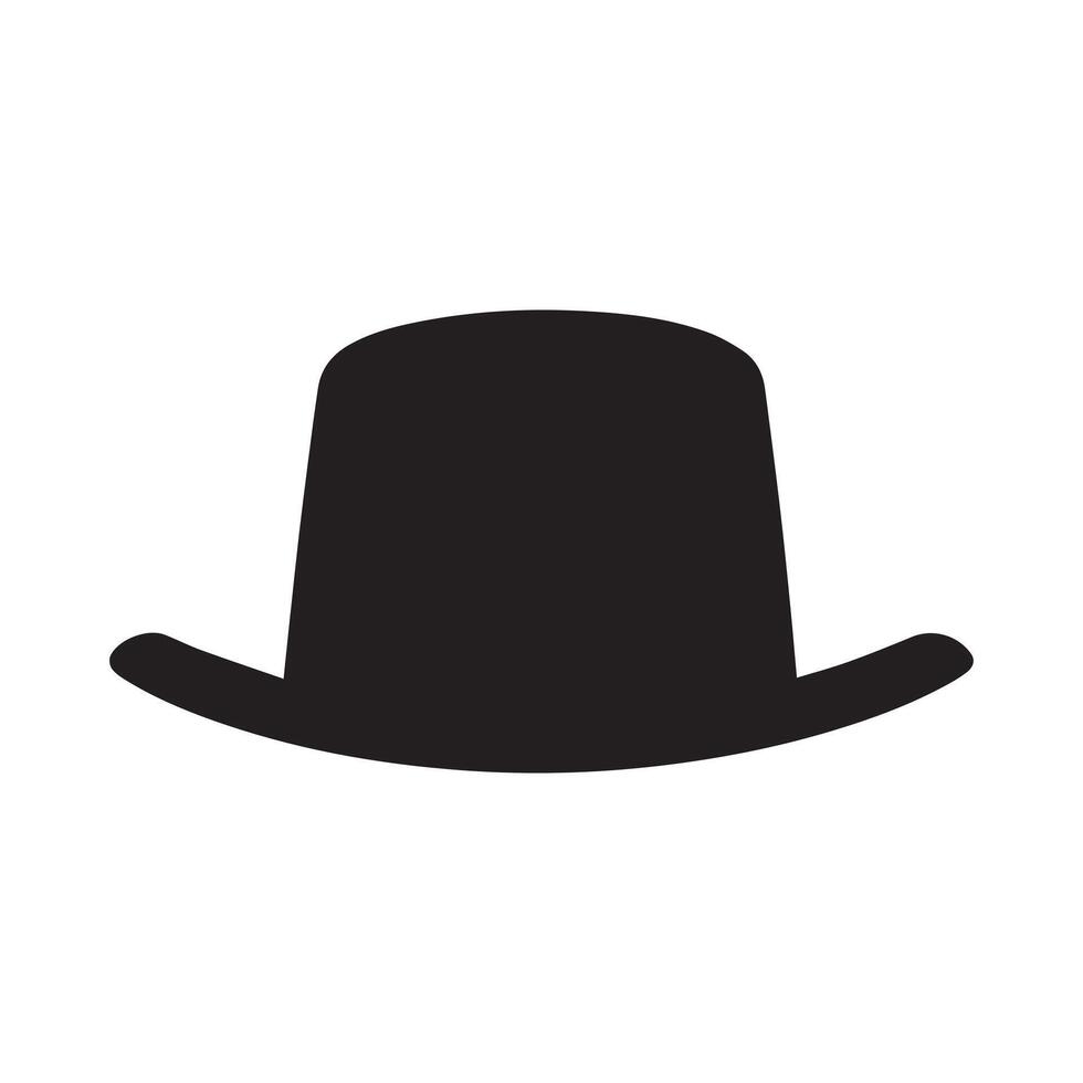 Cowboy hat icon man . black vector old collection design.