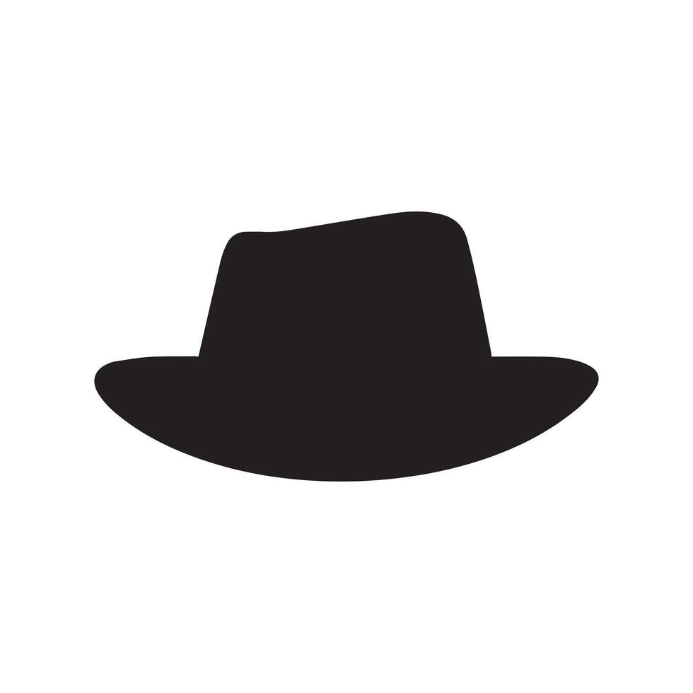 Cowboy hat icon man . black vector old collection design.