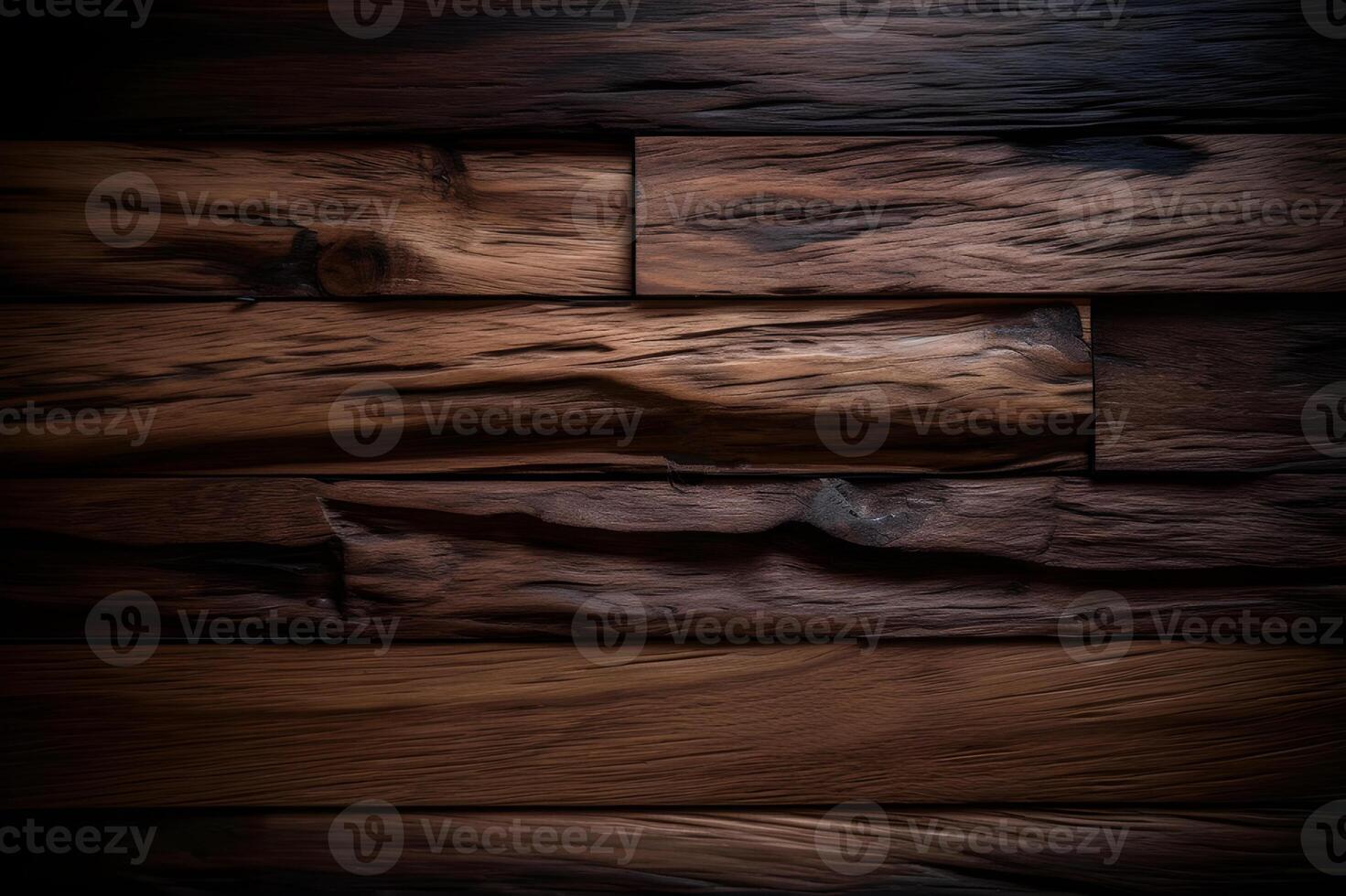 AI generated Elegant and Modern Dark Wood Background Design. created with Generative AI photo