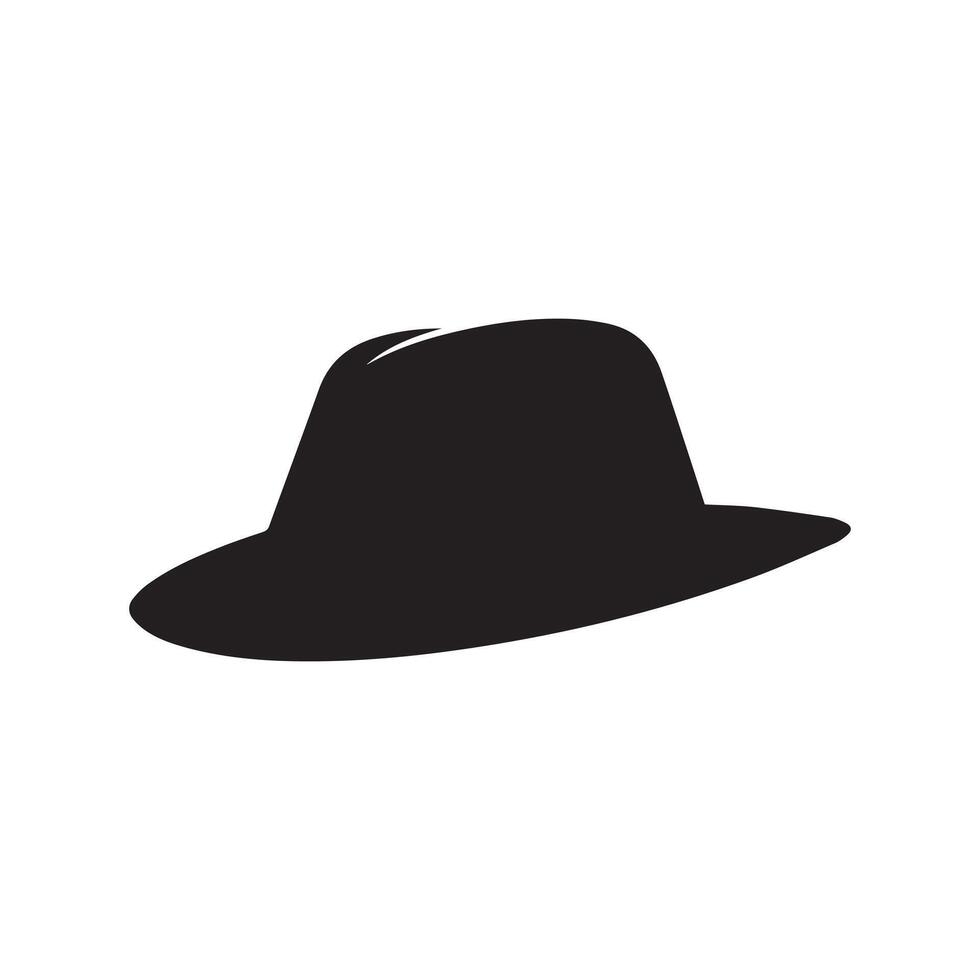 Cowboy hat icon man . black vector old collection design.