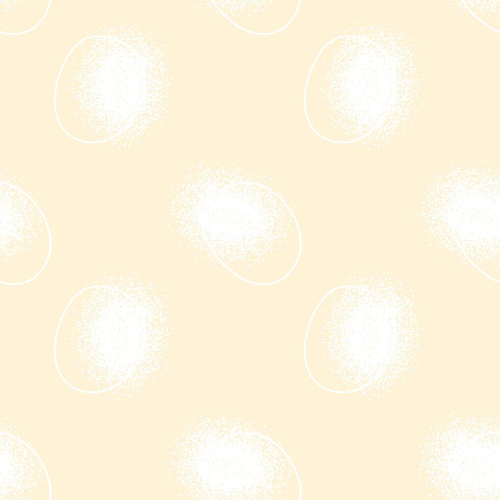 Abstract seamless pattern with grange spots on beige background. Seasonal spring and summer patterns for modern minimalistic packaging design. The color of the year. vector