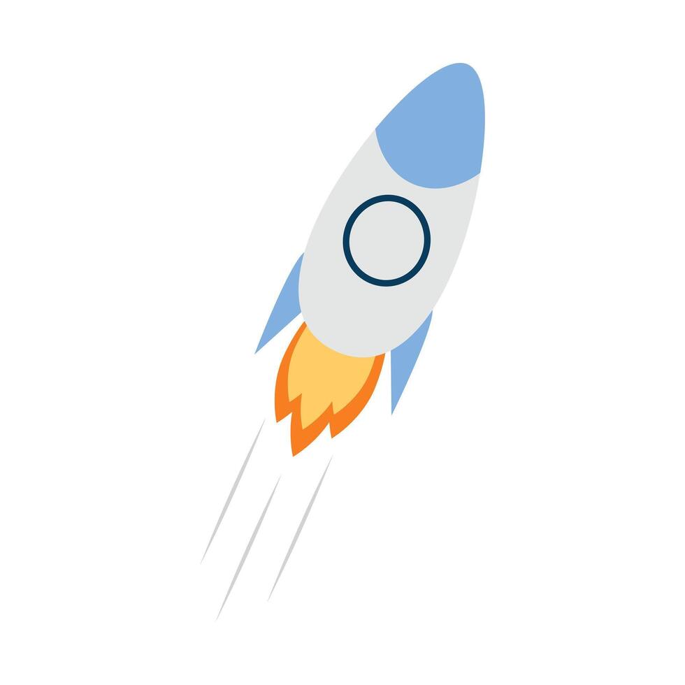 Rocket Launch Embarking on an Adventure vector