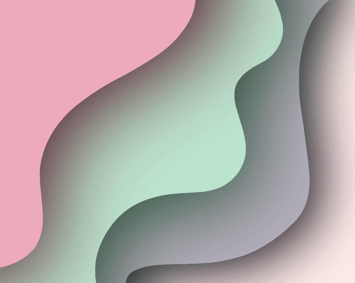 Abstract wave design for templates. vector