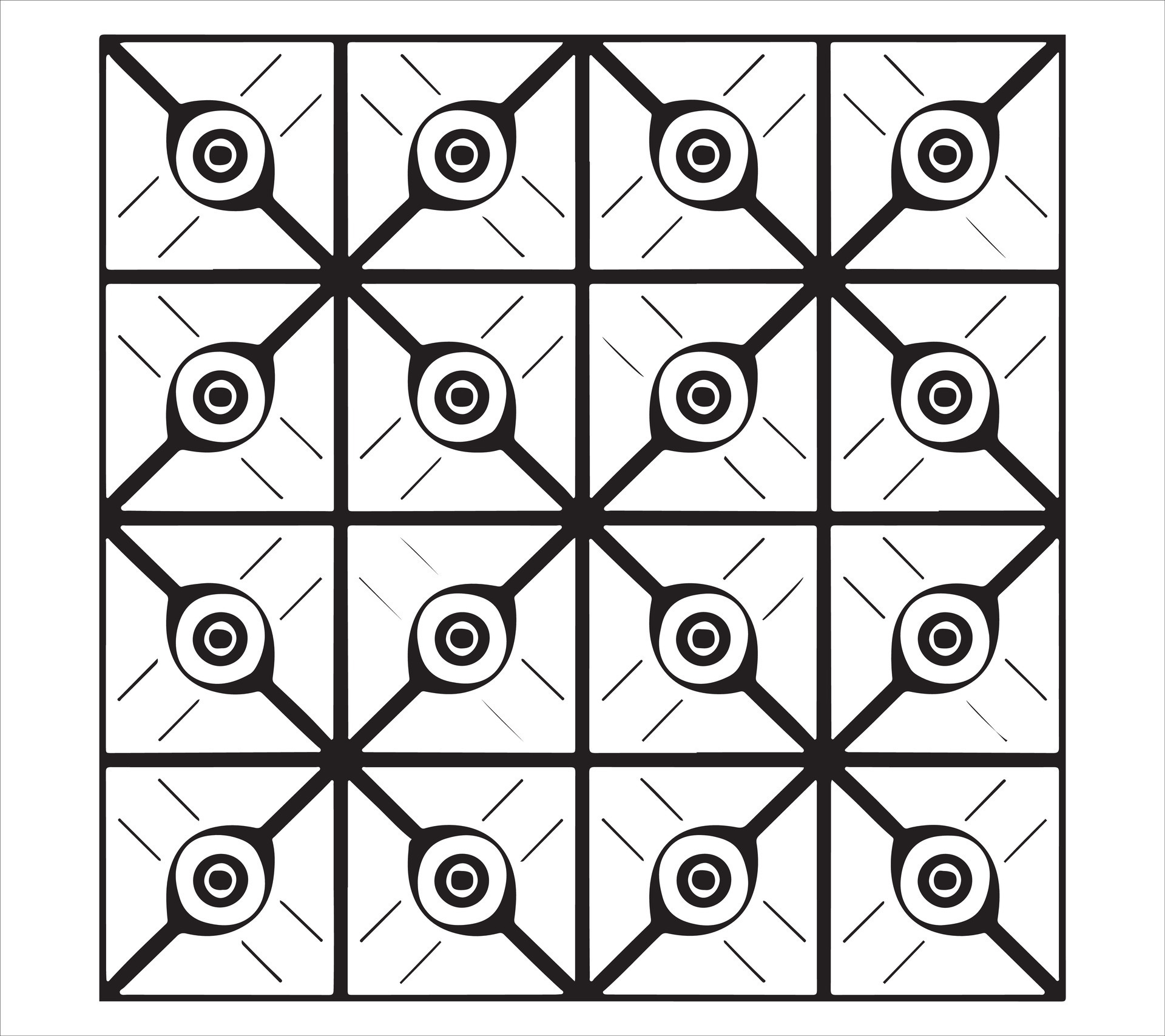 Square Grid Pattern Vector Design On White Background illustration ...