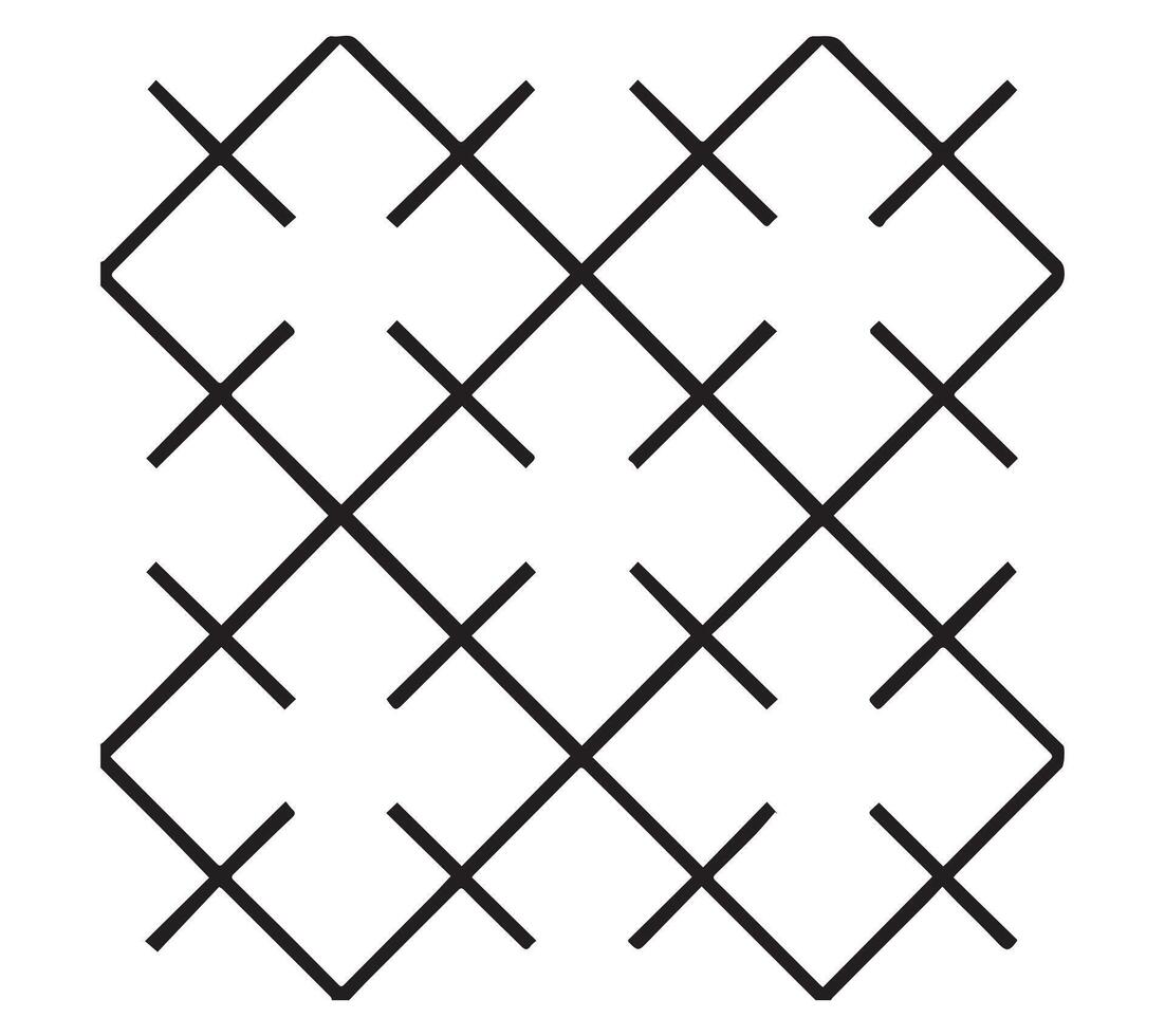 Square Grid Pattern Vector Design On White Background illustration