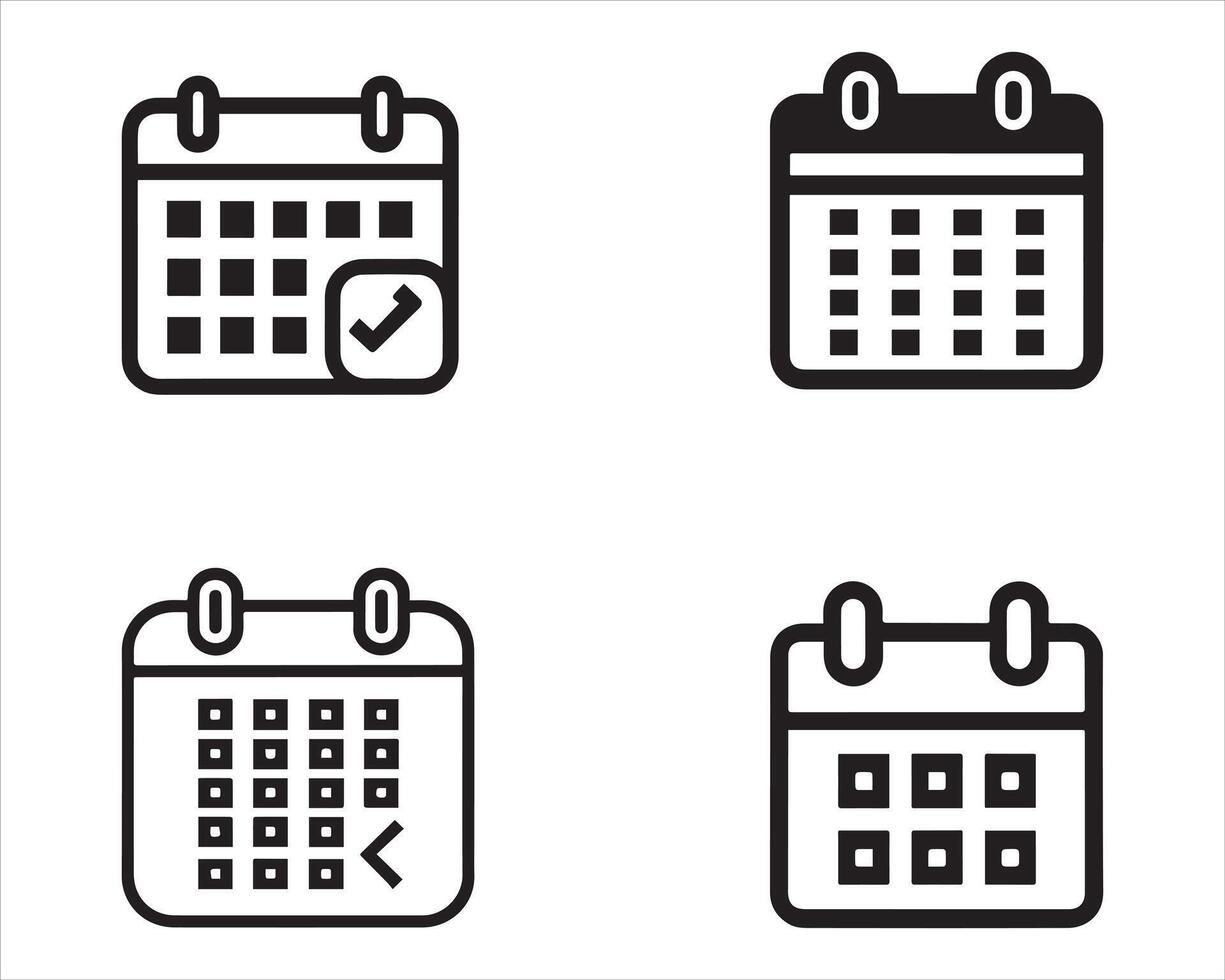 Appointment Calendar On White Background Vector 40215302 Vector Art at