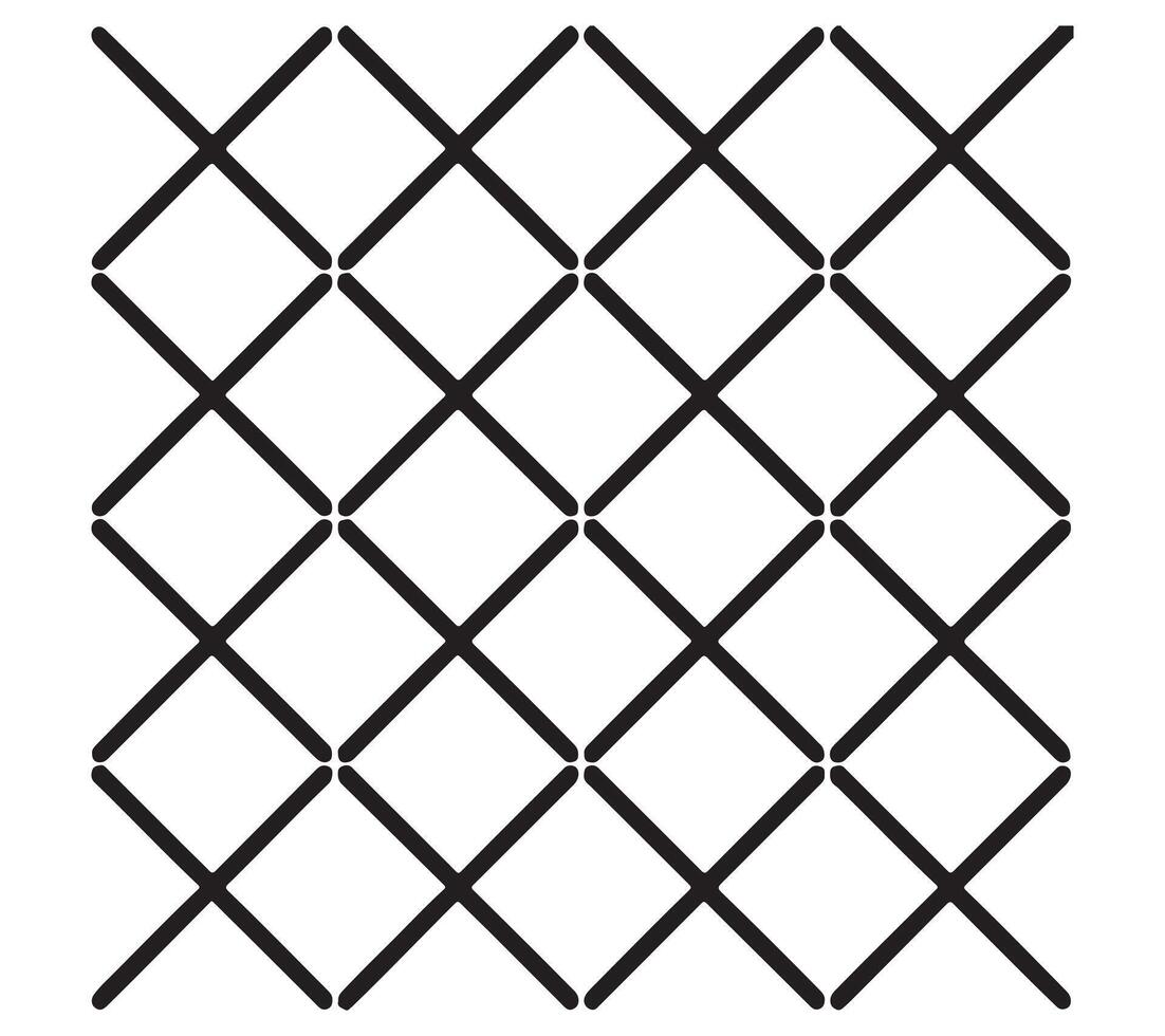 Square Grid Pattern Vector Design On White Background illustration