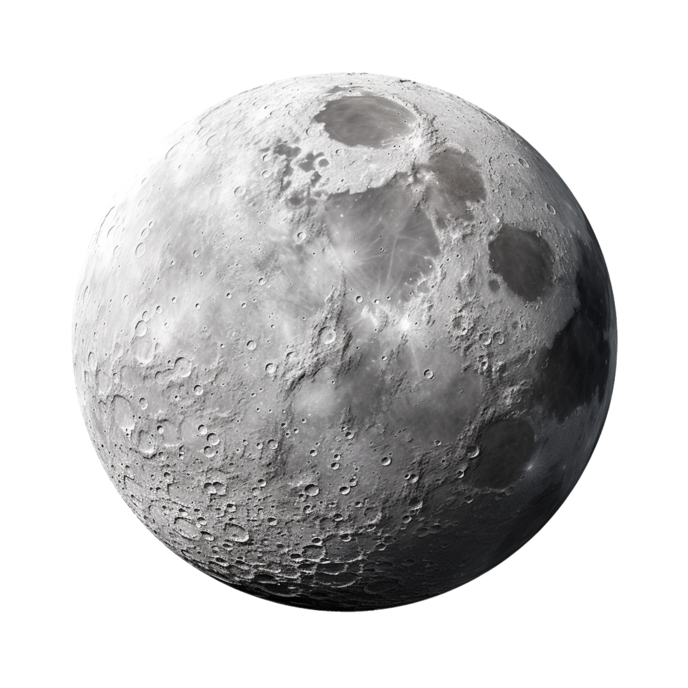 ai généré lune agrafe art png