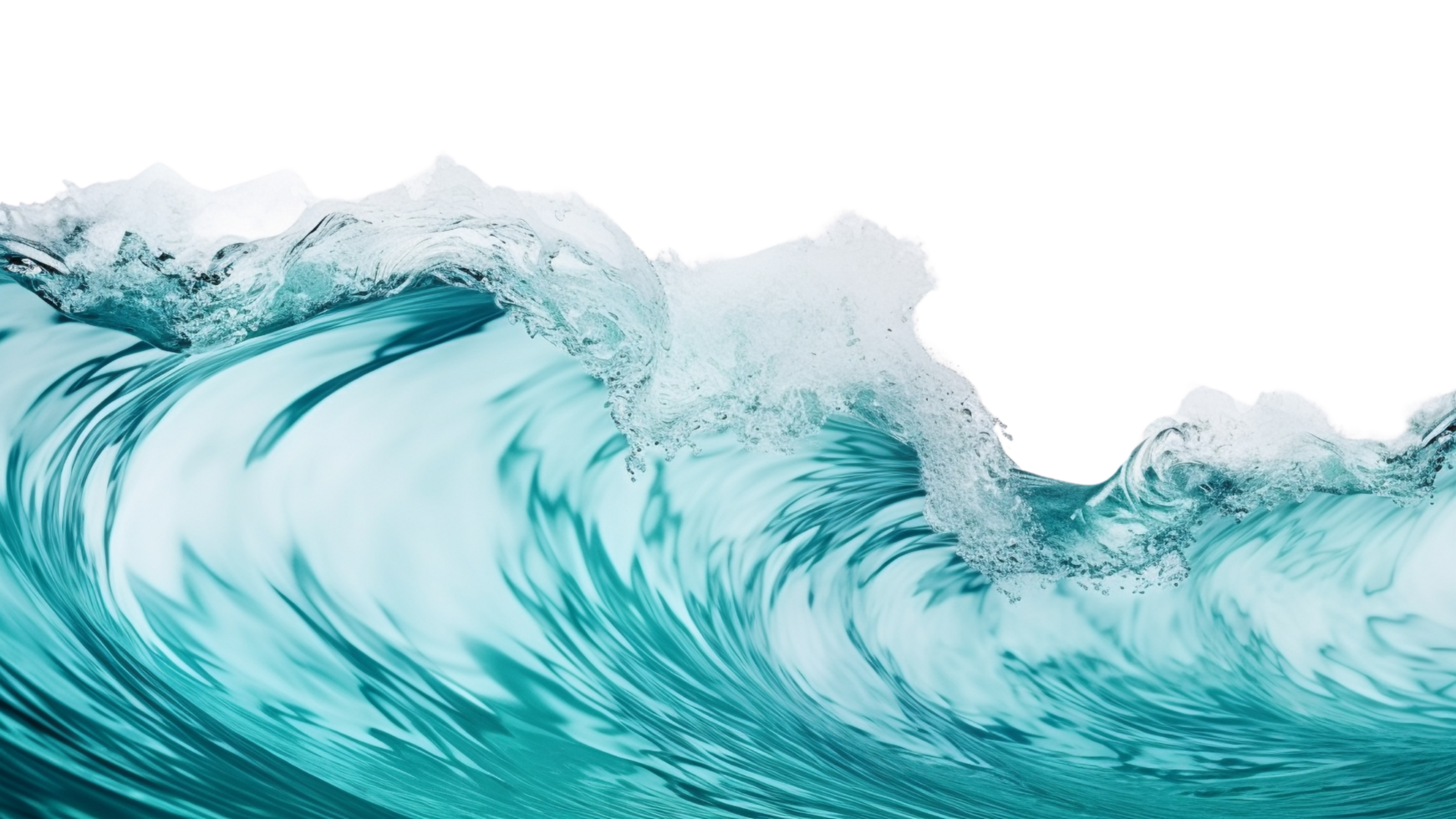 ai généré mer vague agrafe art png