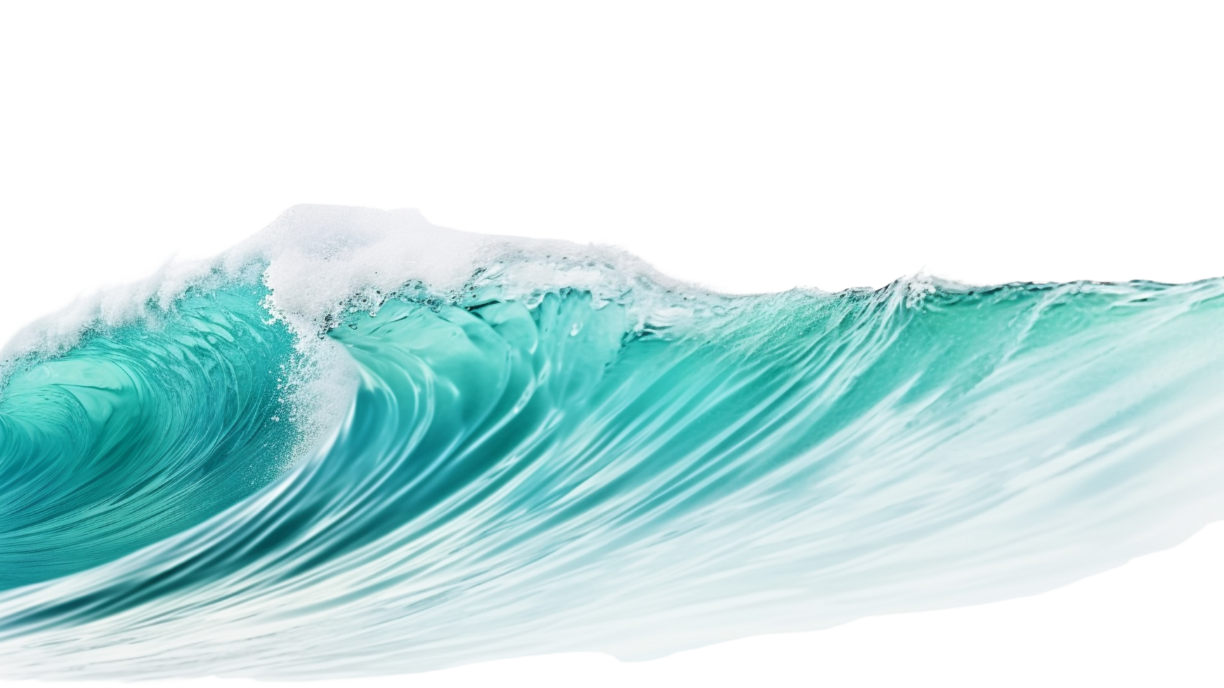 AI generated Sea wave clip art png