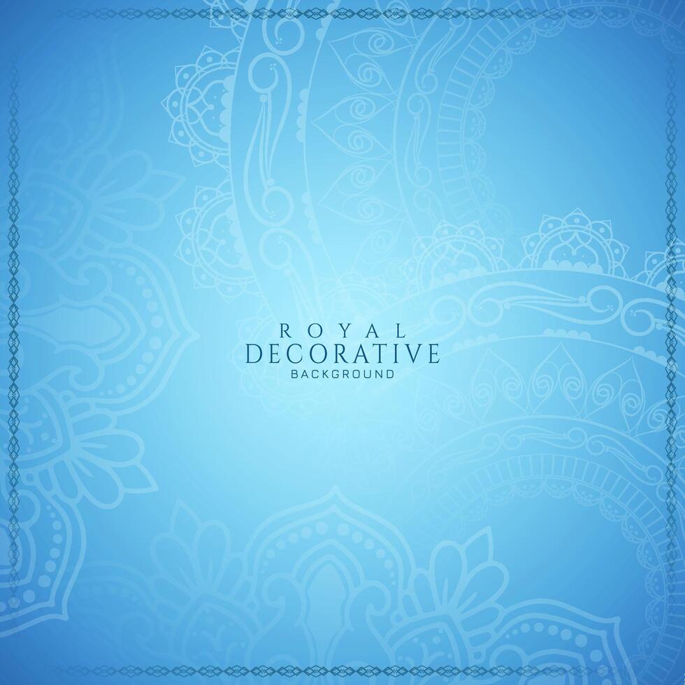 Elegant decorative floral frame classic background vector