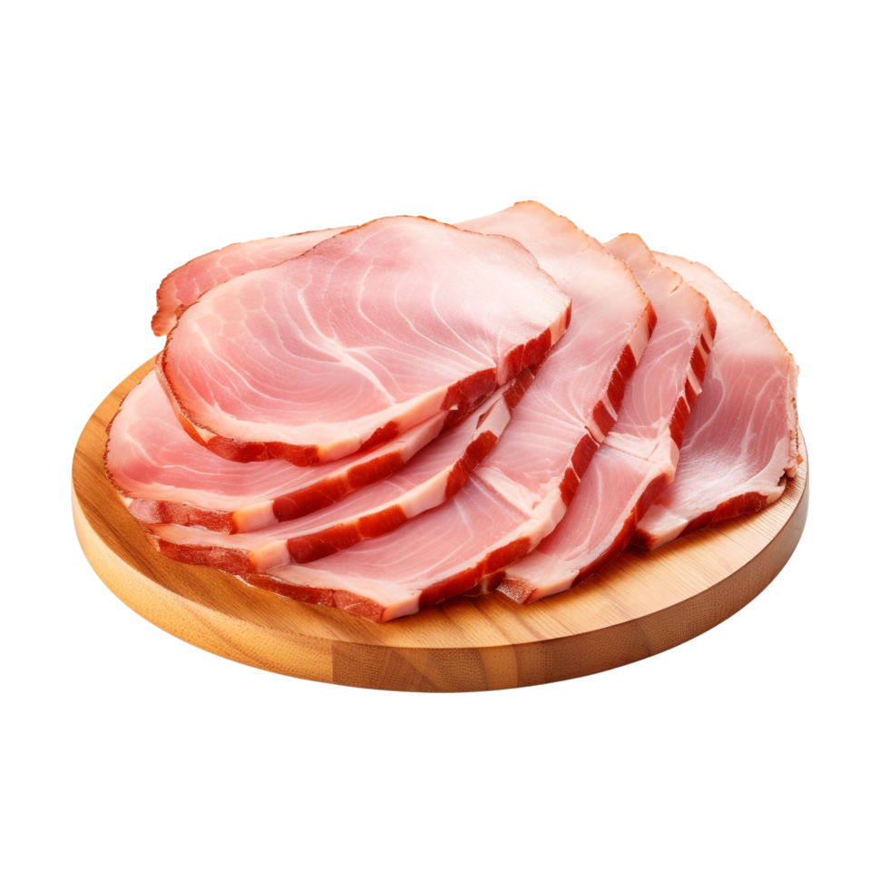 AI generated Ham slice clip art 40217552 PNG