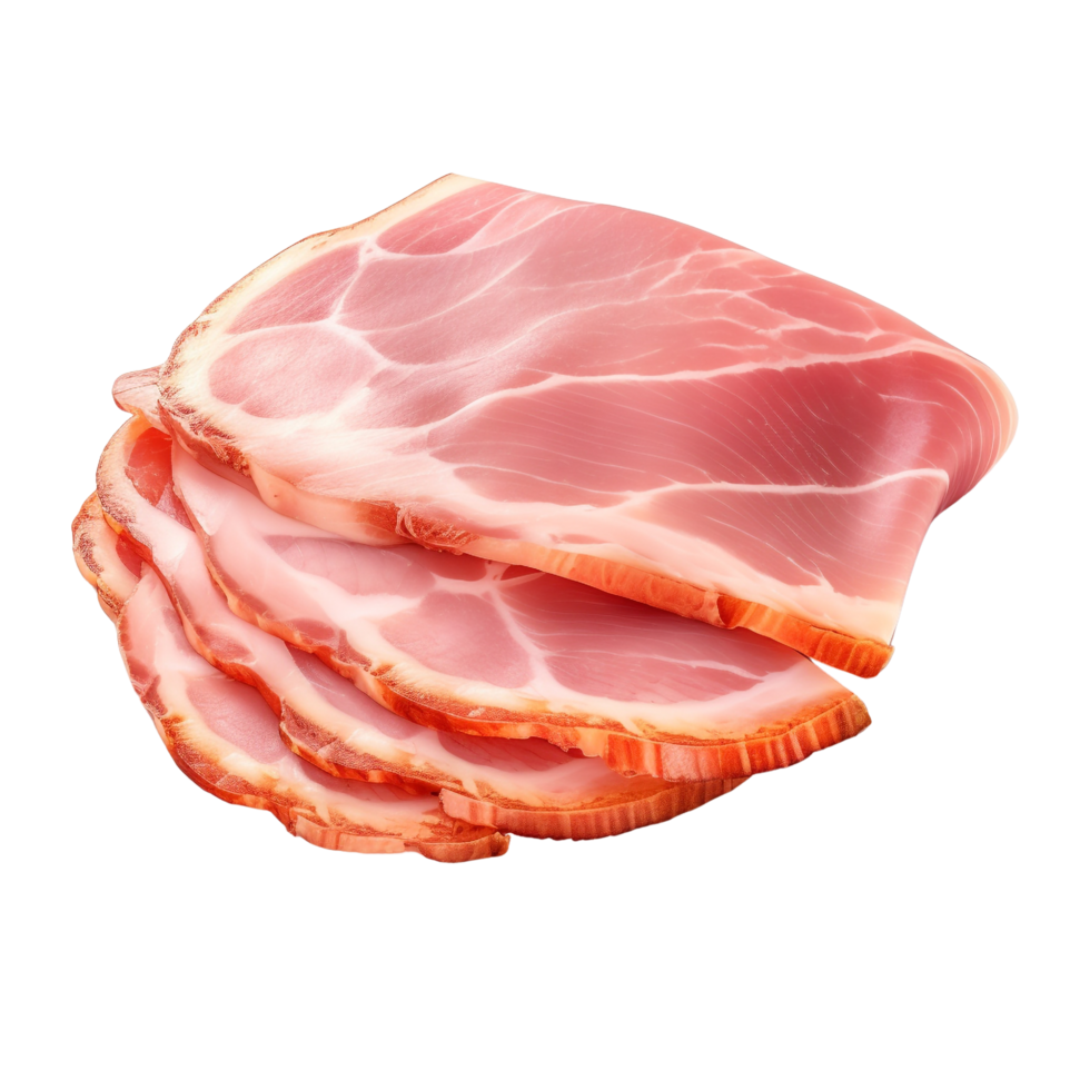 AI generated Ham slice clip art png