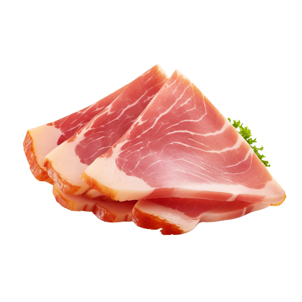 AI generated Ham slice clip art png