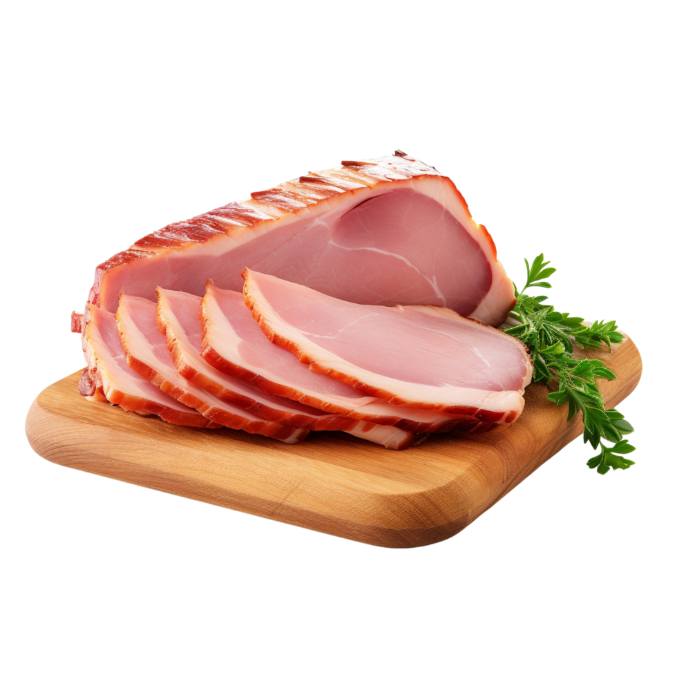 AI generated Ham slice clip art png