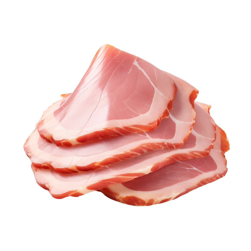 AI generated Ham slice clip art png
