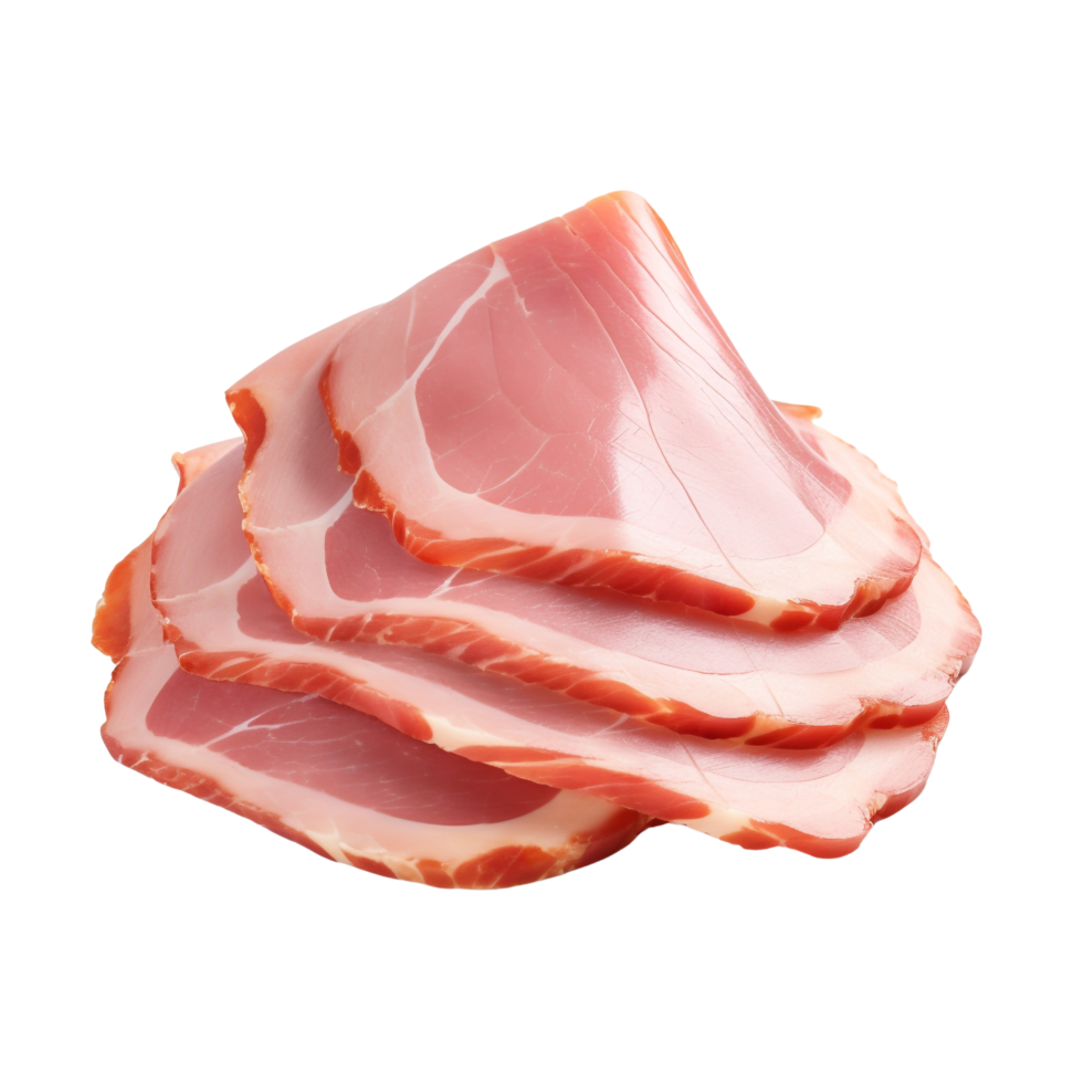 AI generated Ham slice clip art png