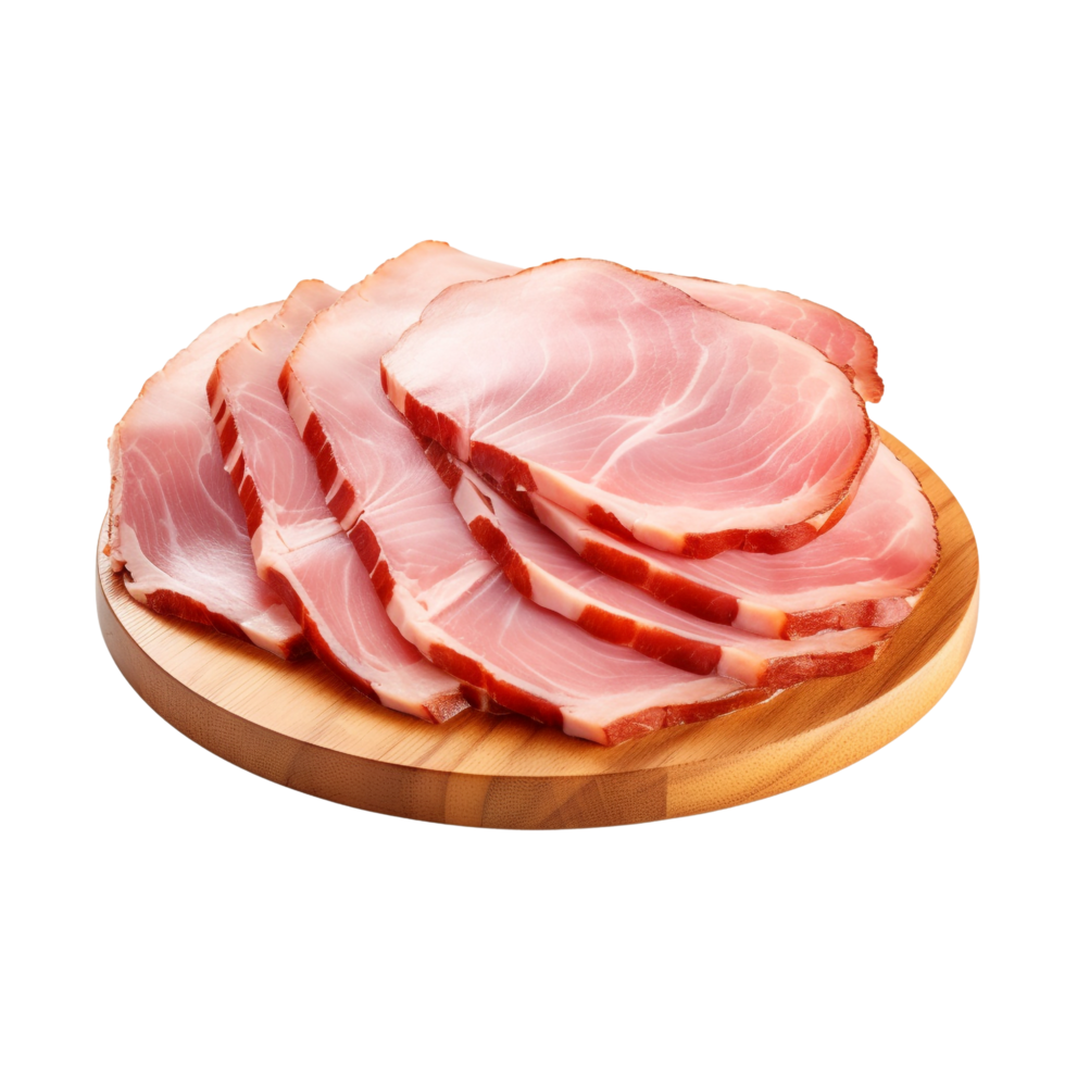 AI generated Ham slice clip art png