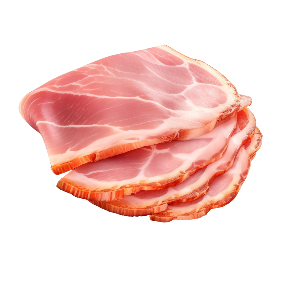 AI generated Ham slice clip art png