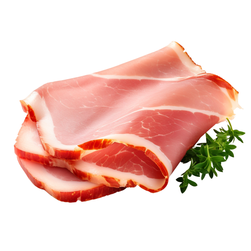AI generated Ham slice clip art png