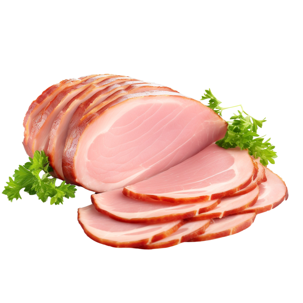AI generated Ham slice clip art png